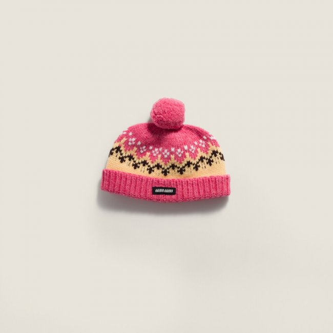 Miu Miu Wool hat - Pink