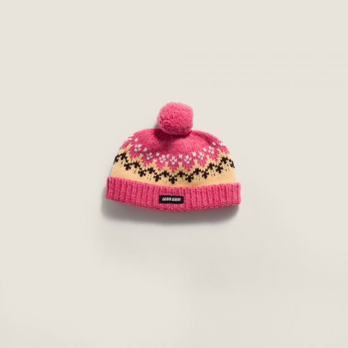 Miu Miu Wool hat - Pink