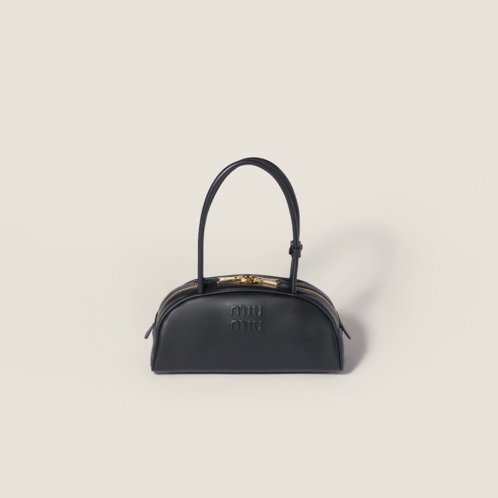 Miu Miu Beau leather bag Black