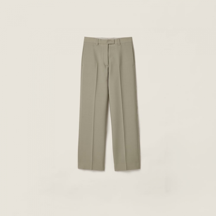 Miu Miu Kid mohair pants Beige