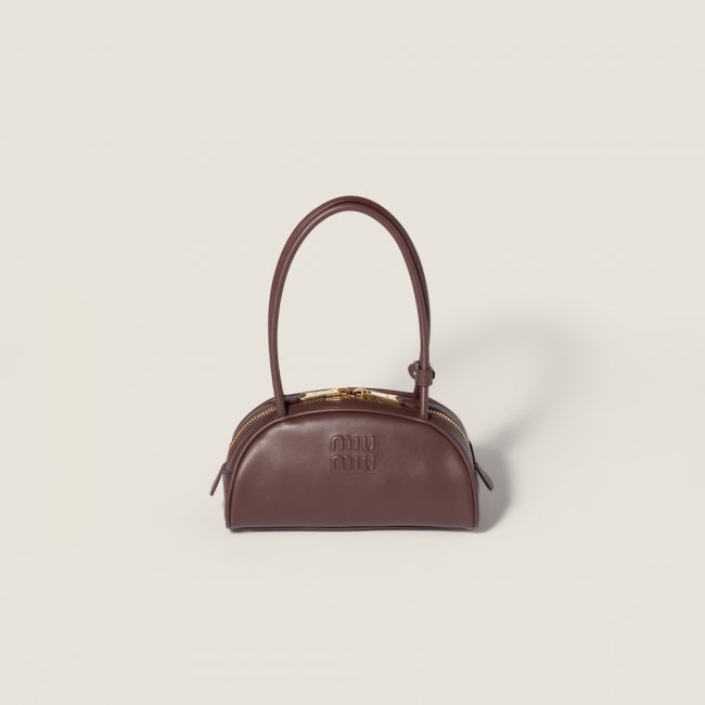 Miu Miu Beau leather bag Briarwood