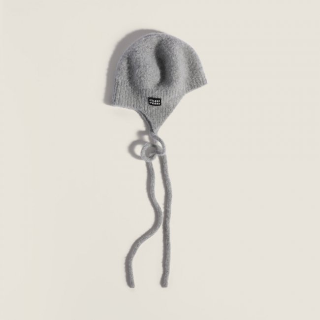 Miu Miu Wool and cashmere hat - Granite Gray