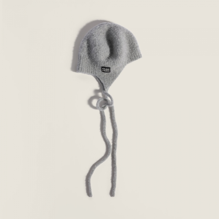 Miu Miu Wool and cashmere hat - Granite Gray