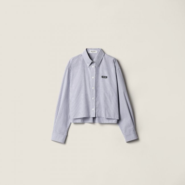 Miu Miu Poplin shirt Navy