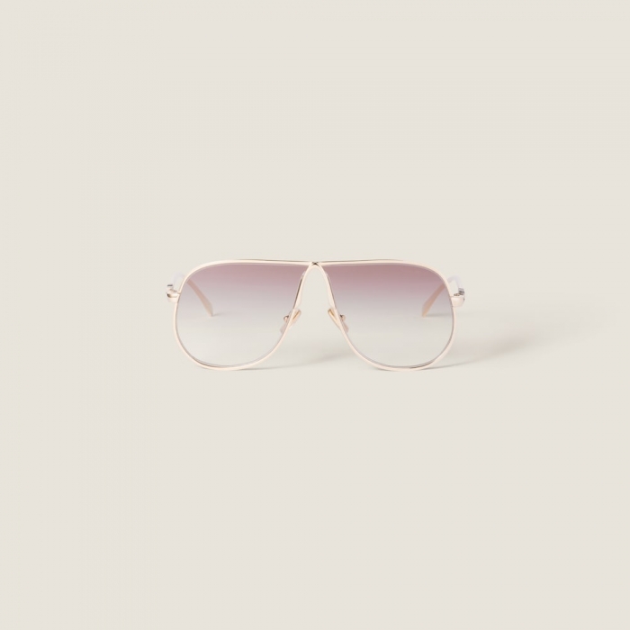 Miu Miu Ombre sunglasses - Coffee lenses silver gradient