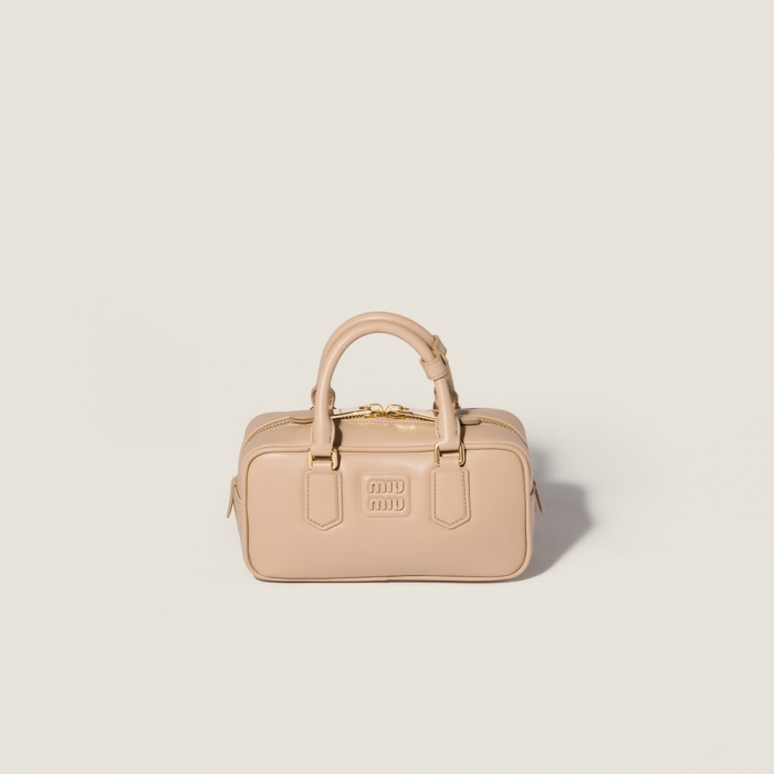 Miu Miu Arcadie leather bag Sand Beige