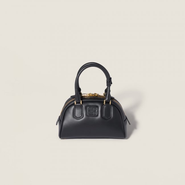 Miu Miu Arcadie leather bag Black
