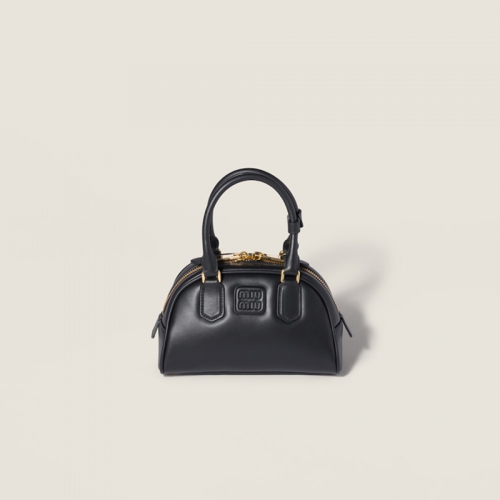 Miu Miu Arcadie leather bag Black