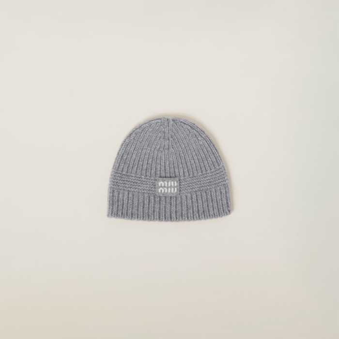 Miu Miu Wool and cashmere beanie - Grey
