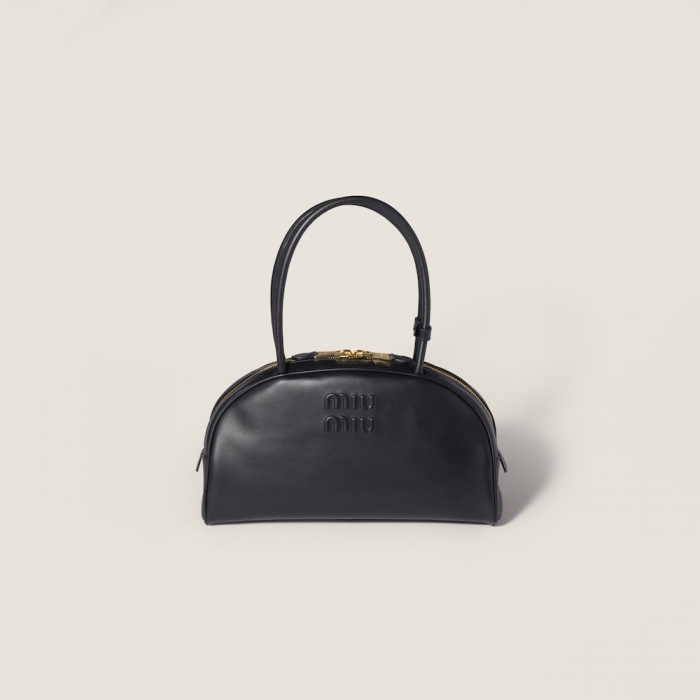 Miu Miu Beau leather bag Black