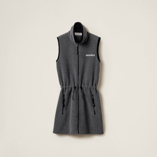 Miu Miu Fleece dress Grey