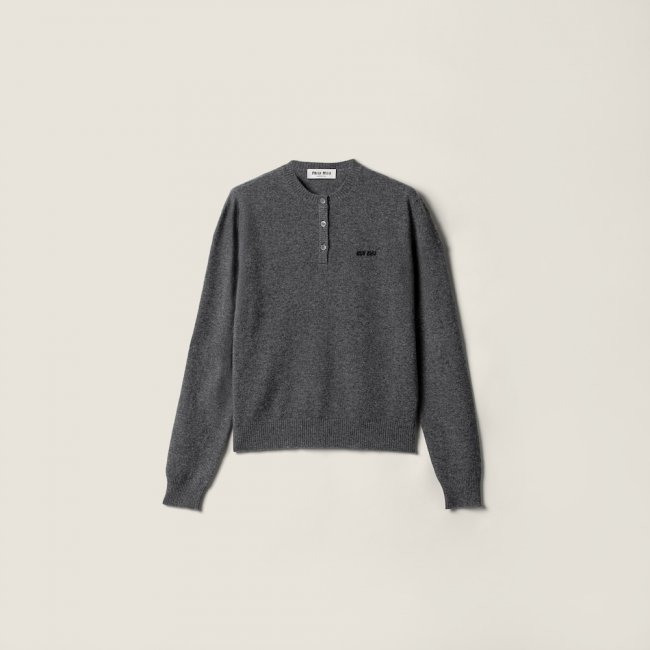 Miu Miu Cashmere sweater Slate Gray