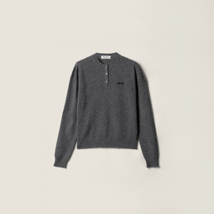 Miu Miu Cashmere sweater Slate Gray