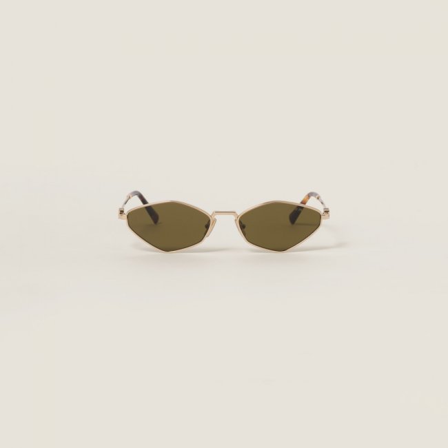 Miu Miu Logo sunglasses - Loden Green Lenses