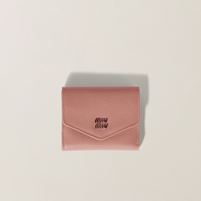 Miu Miu Small leather wallet Orchid Pink