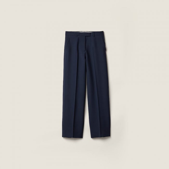 Miu Miu Kid mohair pants Navy