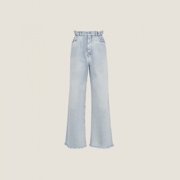 Miu Miu Iconic denim jeans Sapphire Blue