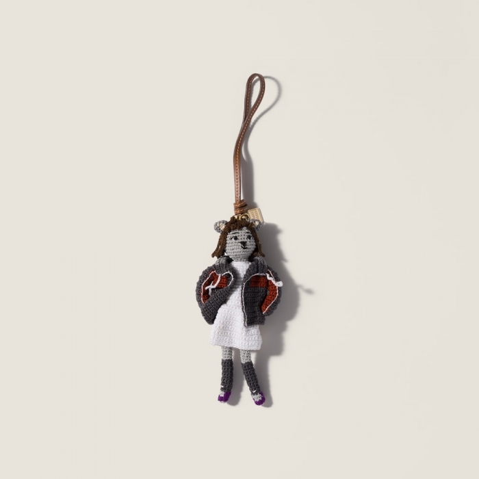 Miu Miu Technical yarn trick - Gray/White