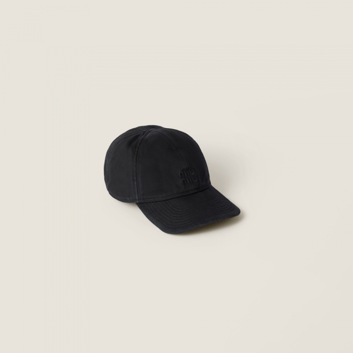 Miu Miu Drill baseball cap - Black