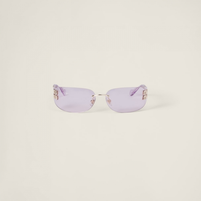 Miu Miu Aube sunglasses - Light pink lenses