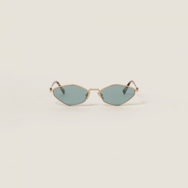 Miu Miu Logo sunglasses - Water Green Lenses