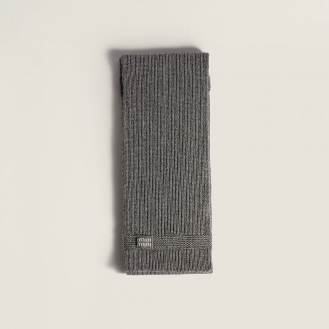 Miu Miu Cashmere scarf - Grey