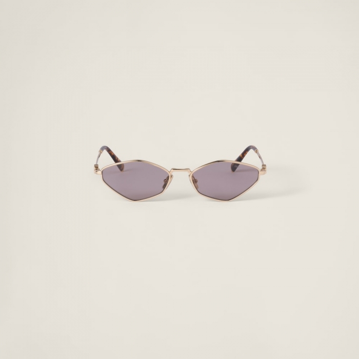Miu Miu Logo sunglasses - MAUVE LENSES