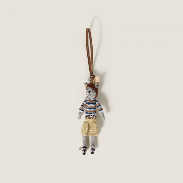 Miu Miu Technical yarn trick - Tan/Gold