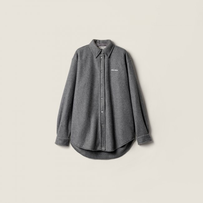 Miu Miu Fleece shirt Grey