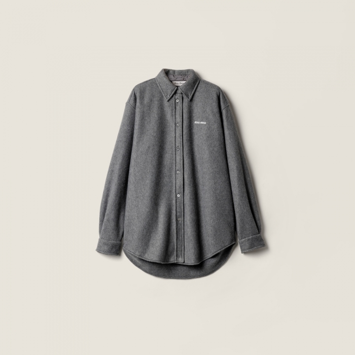 Miu Miu Fleece shirt Grey