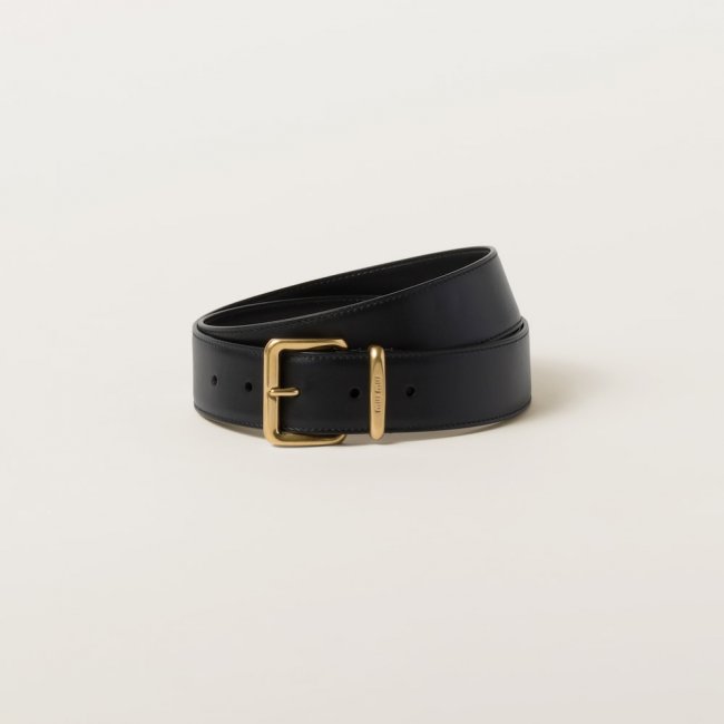 Miu Miu Leather belt - Black