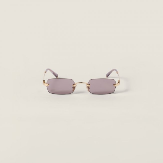 Miu Miu Eyewear Collection sunglasses - MAUVE LENSES