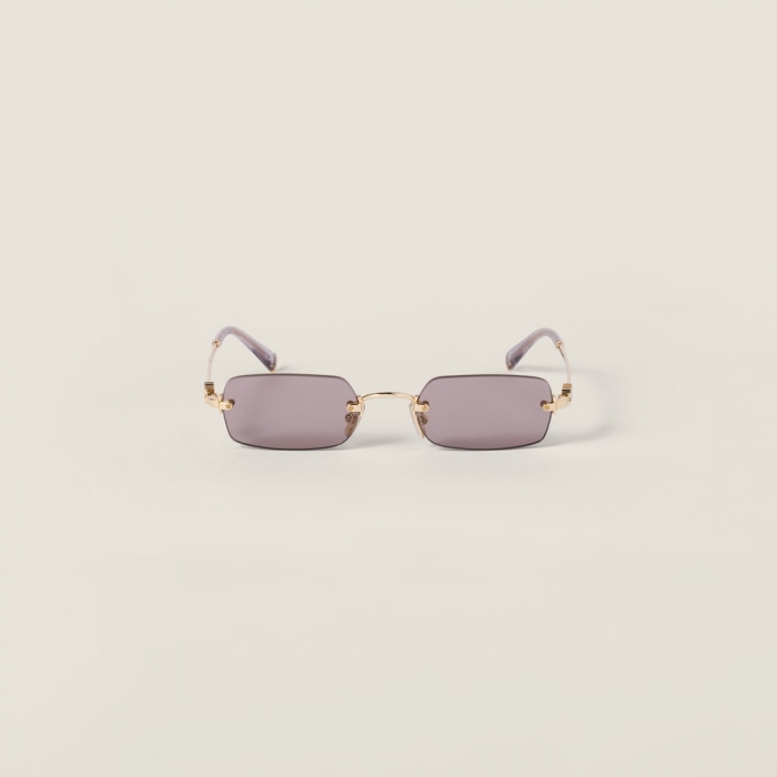 Miu Miu Eyewear Collection sunglasses - MAUVE LENSES