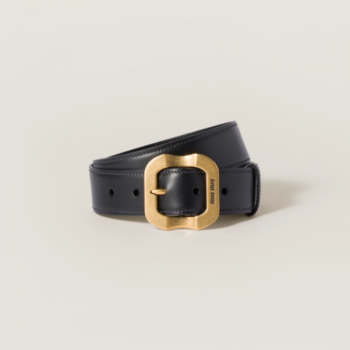 Miu Miu Leather belt - Black