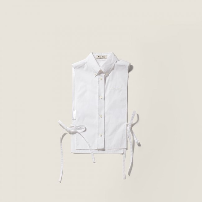 Miu Miu Poplin shirt White
