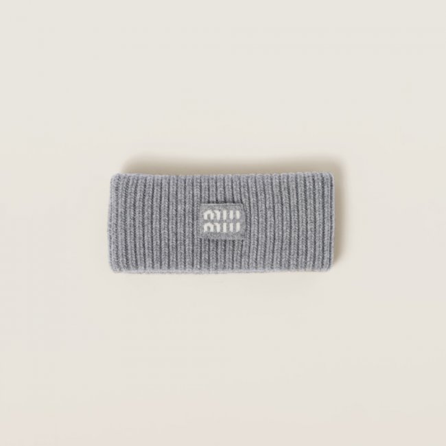 Miu Miu Wool and cashmere headband - Grey