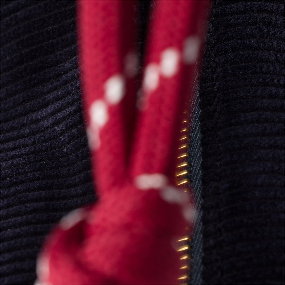 Miu Miu Corduroy pouch - Navy Blue/Amaranth