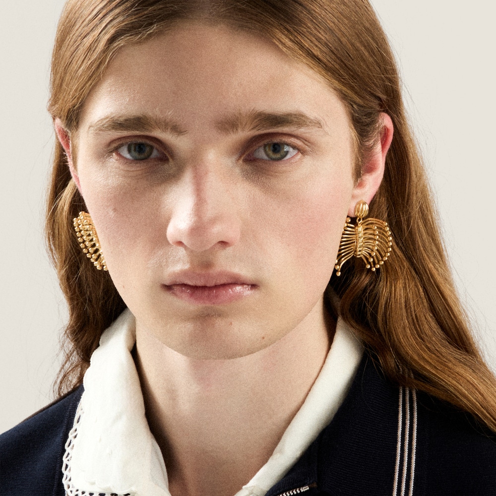 Miu Miu Metal earrings Gold