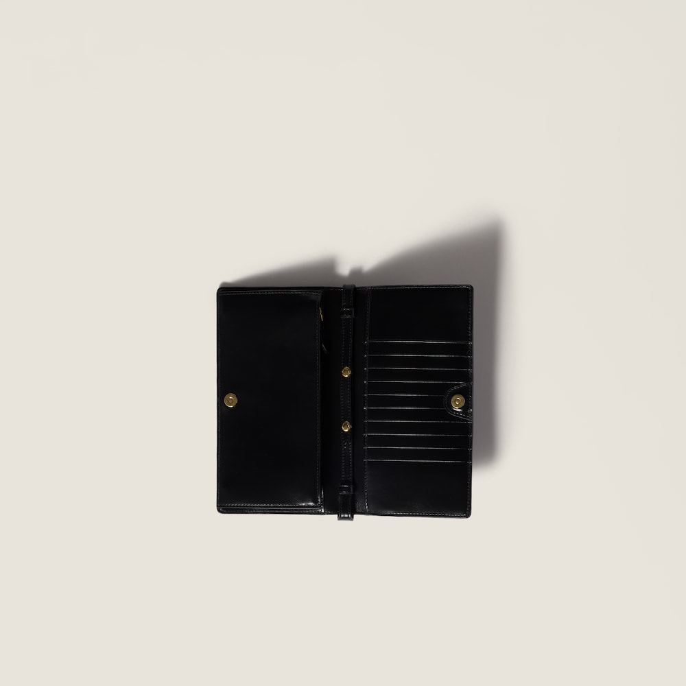 Miu Miu Leather wallet Black