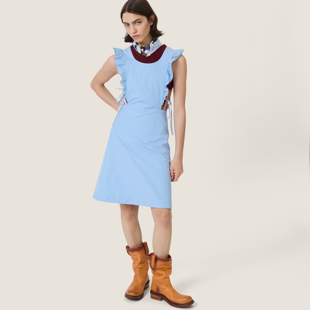 Miu Miu Calf leather booties Light Tan