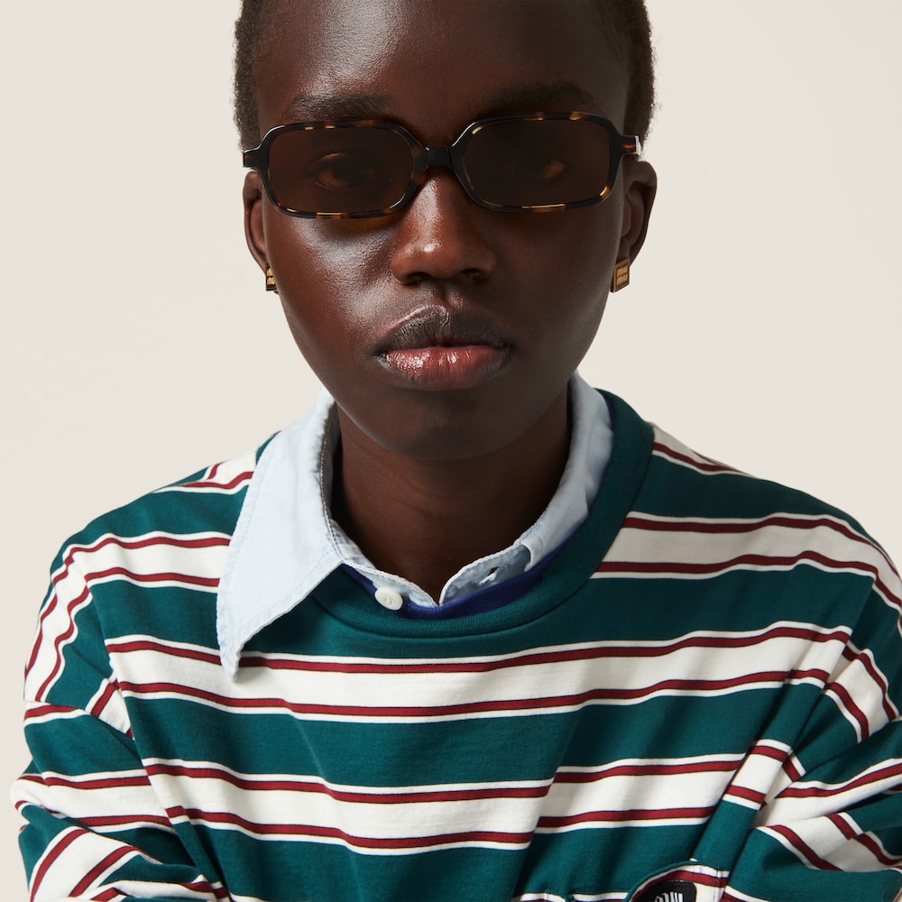 Miu Miu Regard sunglasses - Camel Beige Lenses