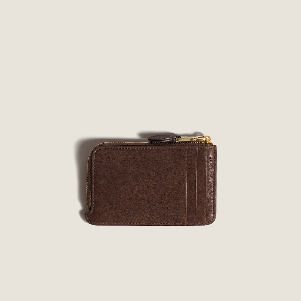 Miu Miu Nappa leather envelope card holder Briarwood