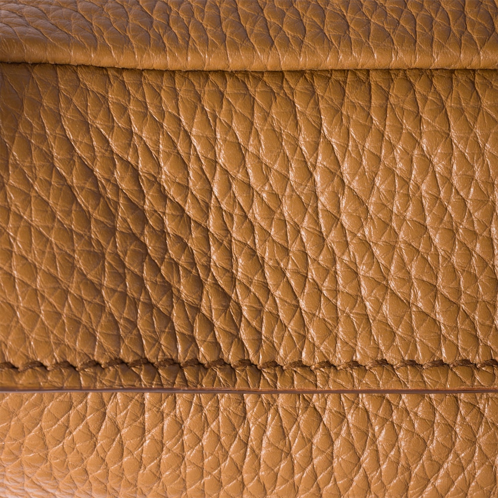Miu Miu Leather pouch Caramel / Larch Green