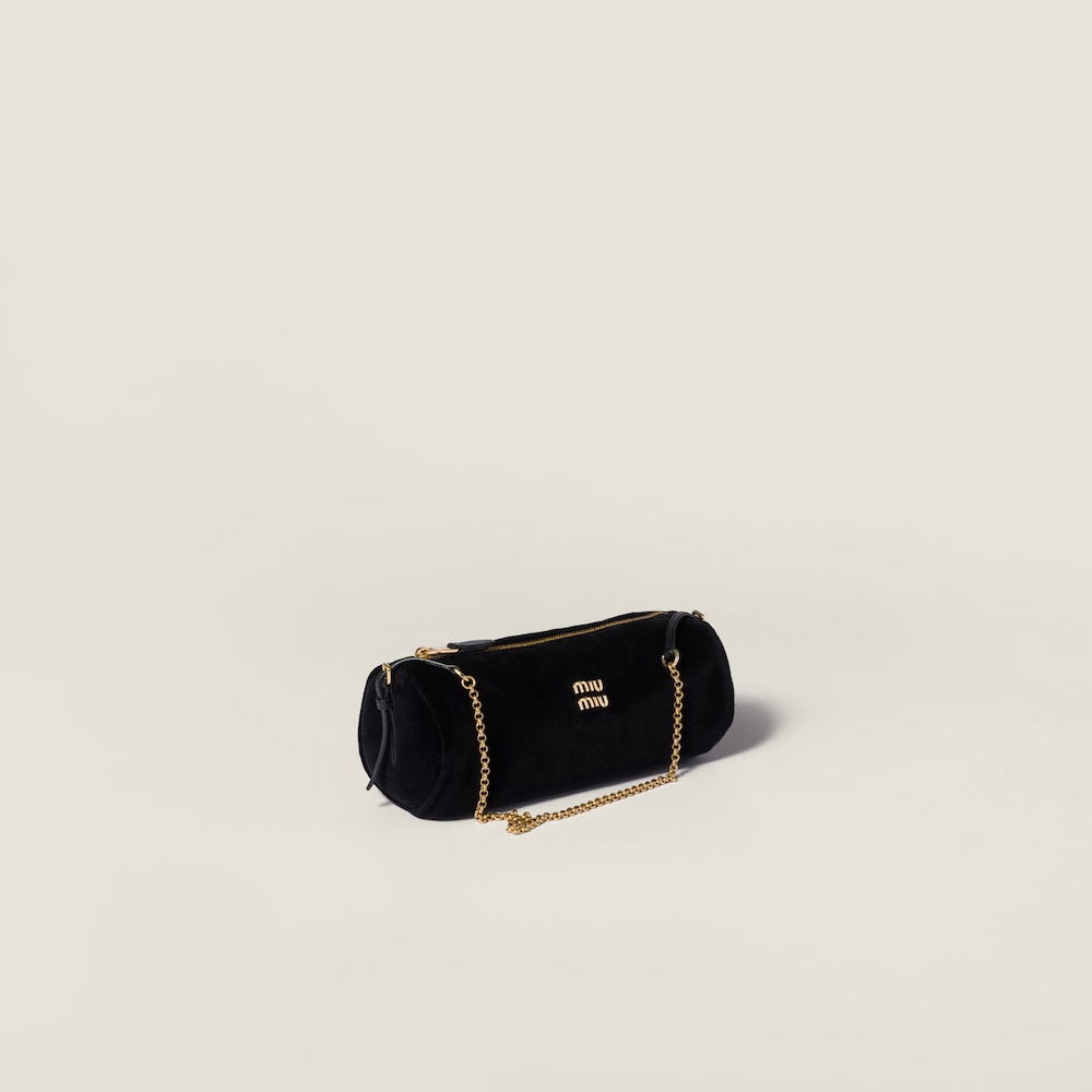 Miu Miu Velvet pouch - Black
