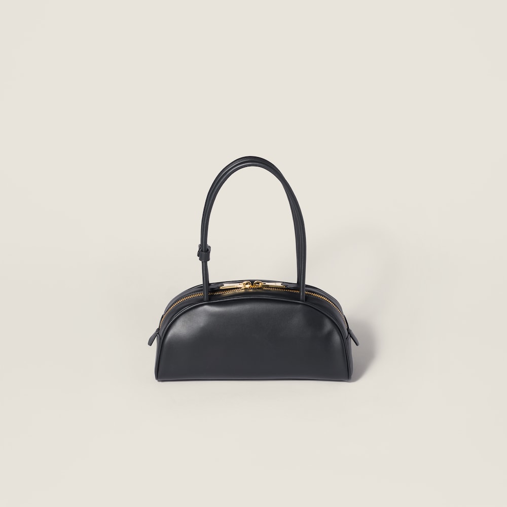 Miu Miu Beau leather bag Black