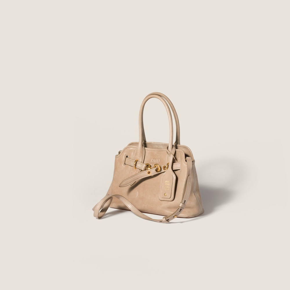 Miu Miu Aventure nappa leather bag Cord