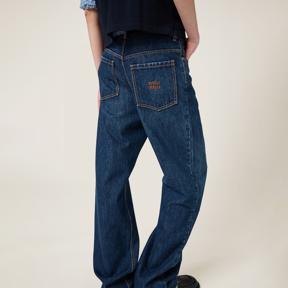 Miu Miu Denim jeans Navy