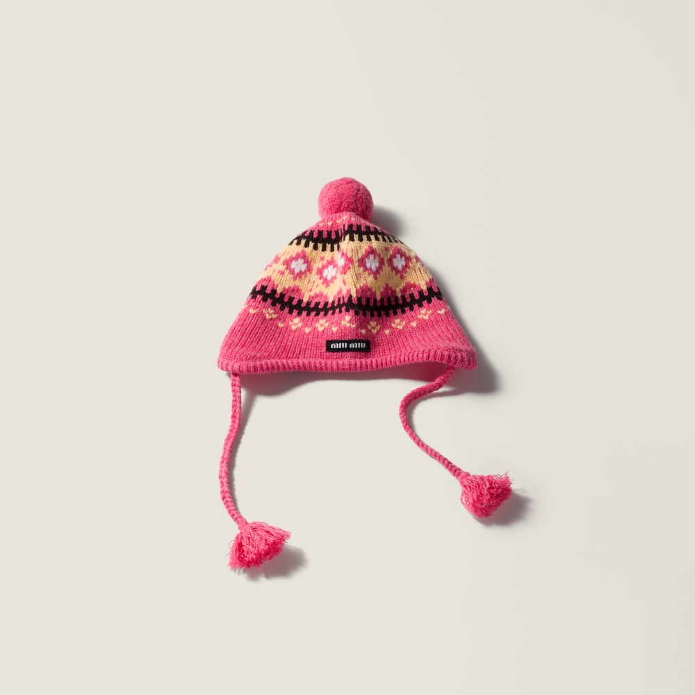 Miu Miu Wool hat - Pink