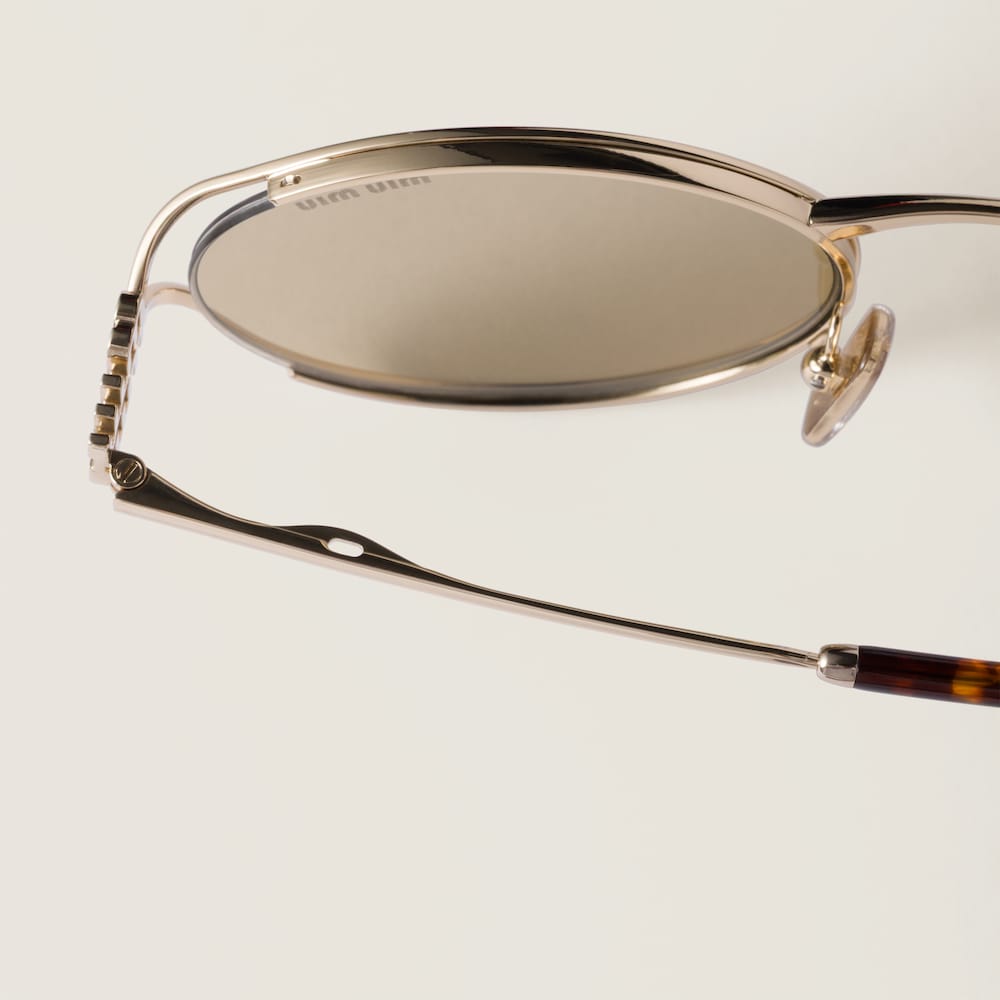 Miu Miu Logo sunglasses - Camomile Lenses