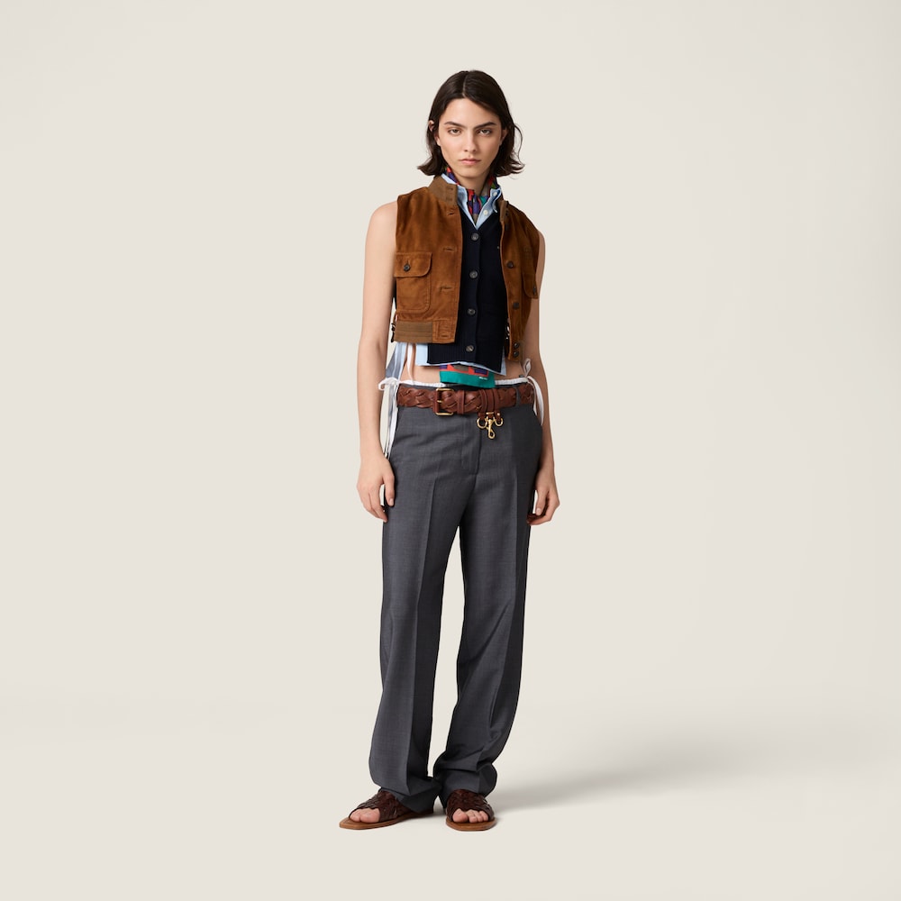 Miu Miu Cashmere cardigan vest Navy